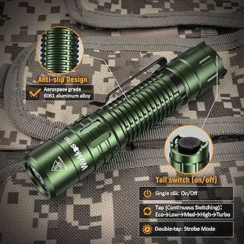 WURKKOS HD02 懐中電灯 クラウドファンディング先行発売品 Wurkkos HD02 – 3200 Lm Quad-Beam Flashlight | Magnetic